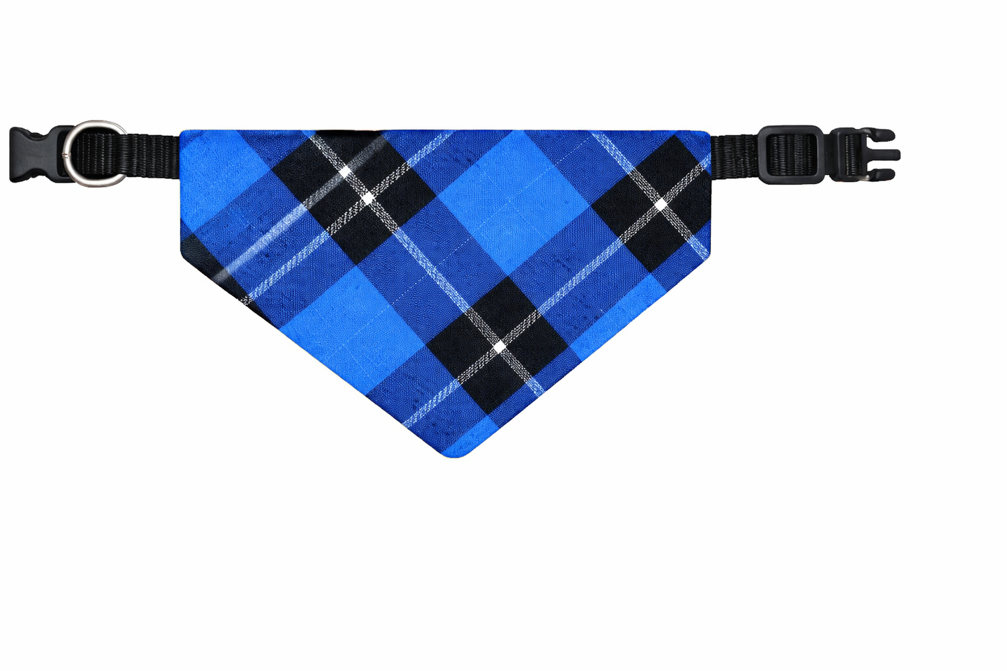 Bandana collar/ Plaid/ Dog Collar