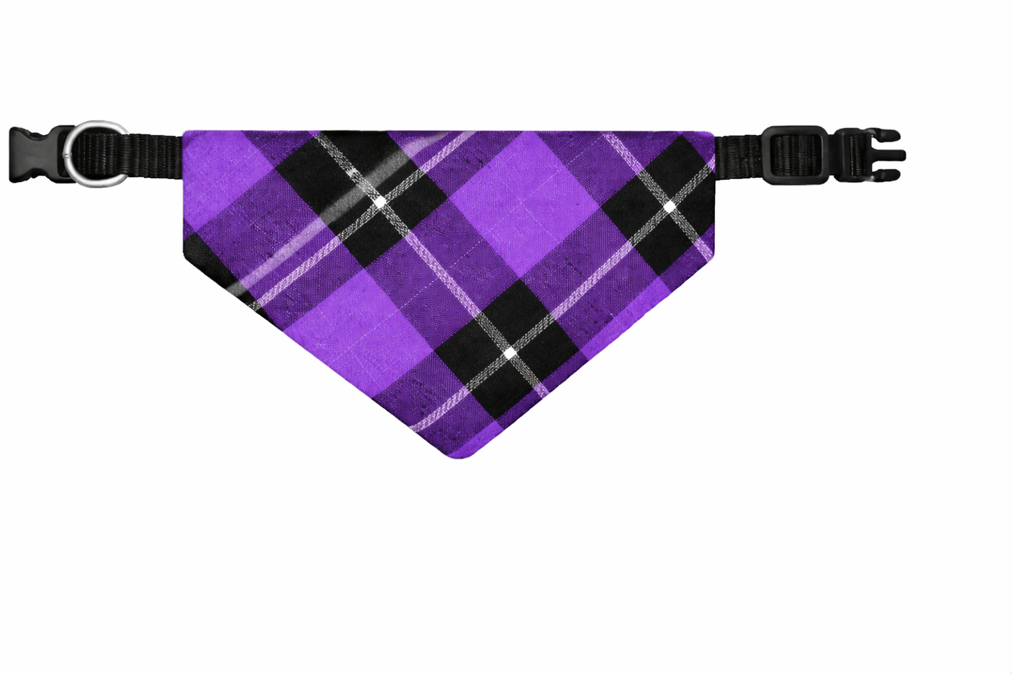 Bandana collar/ Plaid/ Dog Collar